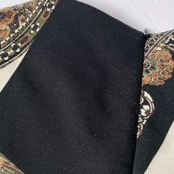 Etro Milano Paisley Peplum Top Womens Size 42 Multicolor Viscose Wool - Picture 14 of 16